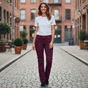 NWT St. John's Bay Straight-Leg Jeans
